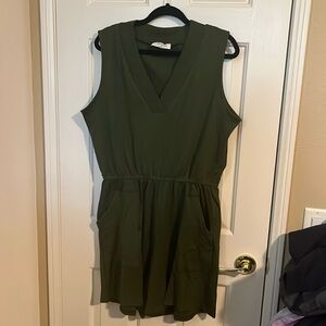 Dark Olive Green shorts/Jumper ZENANA brand